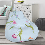 Watercolor Tulips Pattern Bean Bag Cover