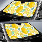 Lemon Design Pattern Car Sun Shade