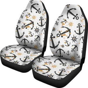 Anchors Rudders Pattern  Universal Fit Car Seat Covers