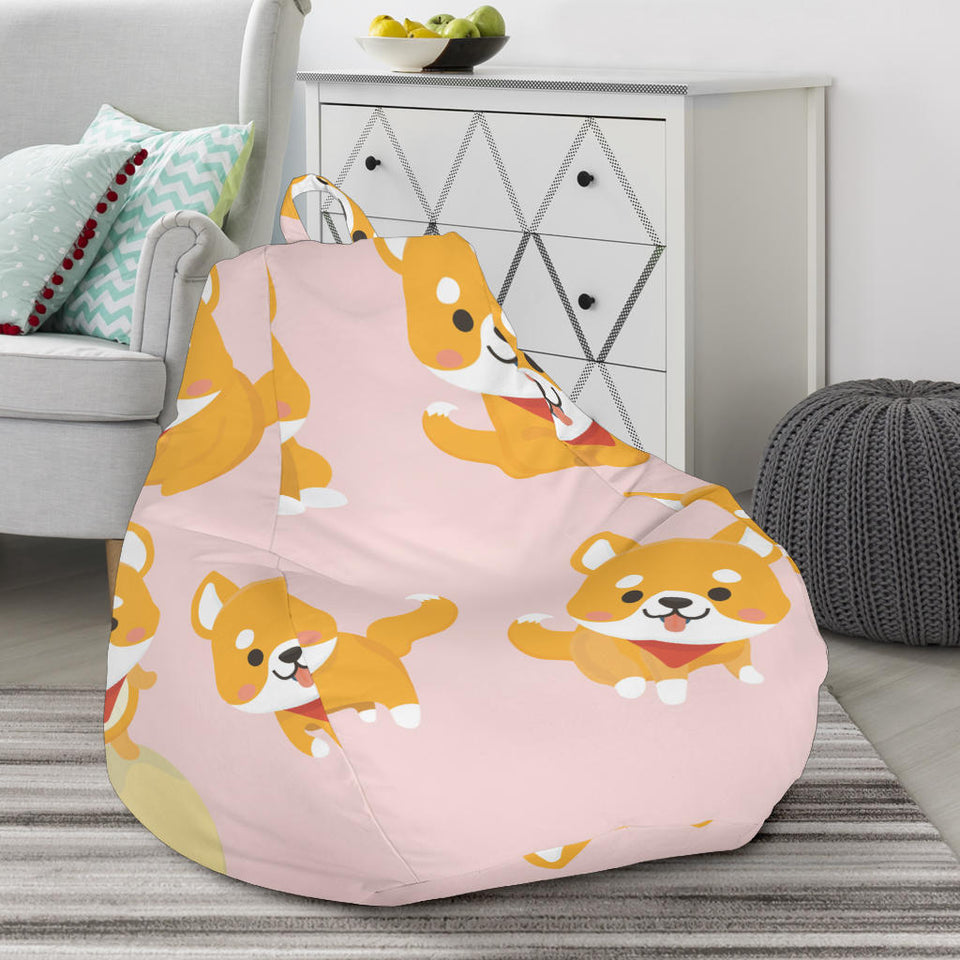 Cute Shiba Inu Dog Pattern  Bean Bag Cover