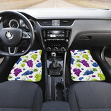 Grape Pattern Front And Back Car Mats