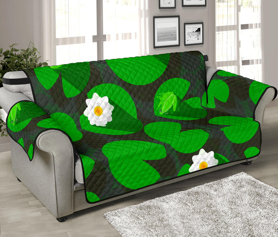 Frog waterlily pattern Sofa Cover Protector