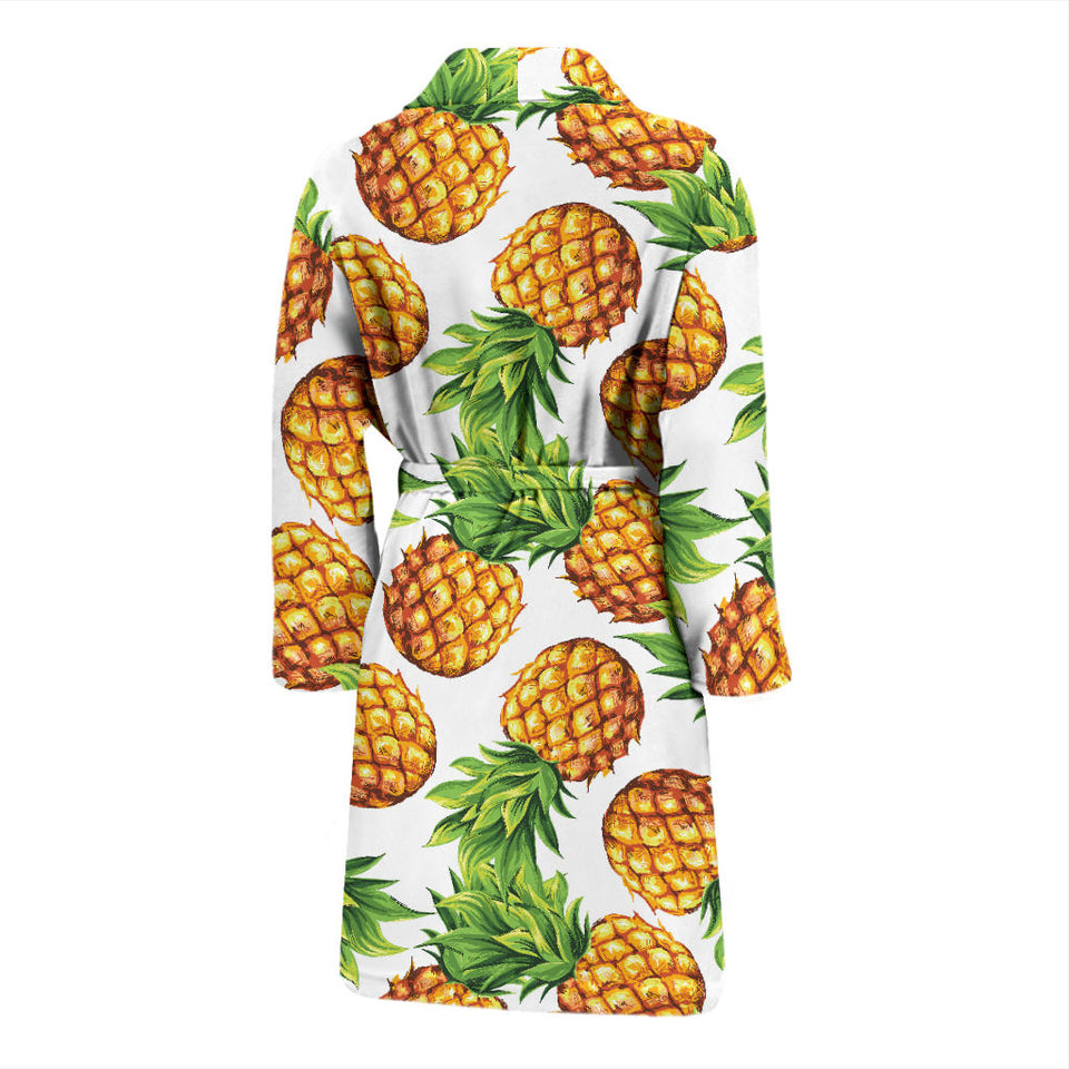Pineapples Design Pattern Men'S Bathrobe
