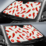 Chili Pattern Car Sun Shade