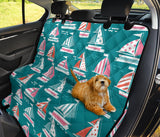 Cute Sailboat Pattern Dog Car Seat Covers