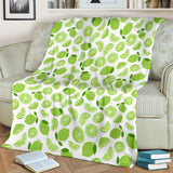 Lime Design Pattern Premium Blanket
