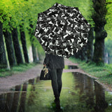 Crow Illustration Pattern Umbrella