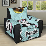 Cute baby panda pattern Recliner Cover Protector