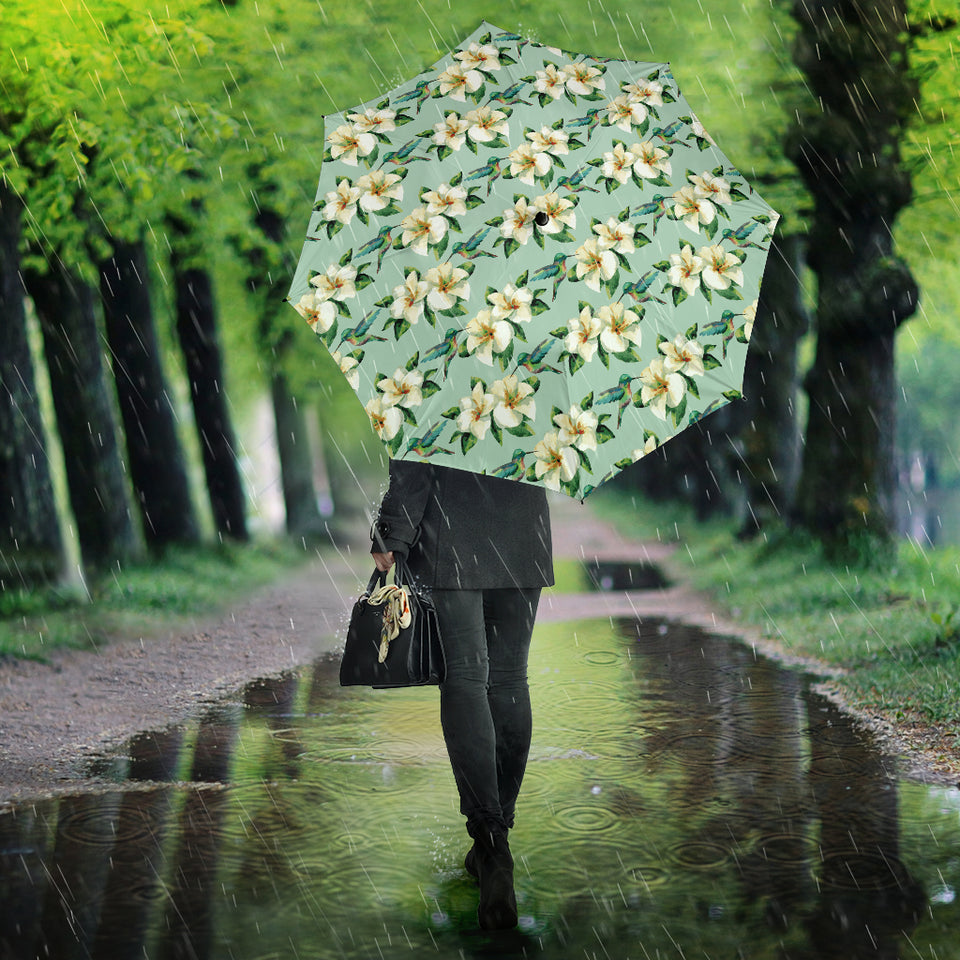 Hummingbird Pattern Print Design 01 Umbrella