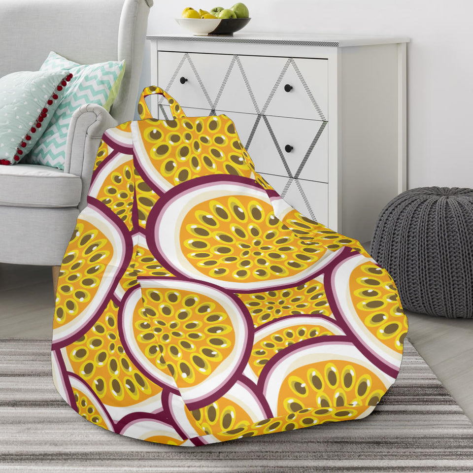 Passion Fruits Slice Pattern Bean Bag Cover