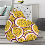 Passion Fruits Slice Pattern Bean Bag Cover