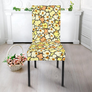 Popcorn Pattern Print Design 03 Dining Chair Slipcover