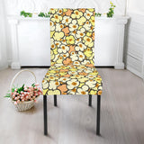 Popcorn Pattern Print Design 03 Dining Chair Slipcover