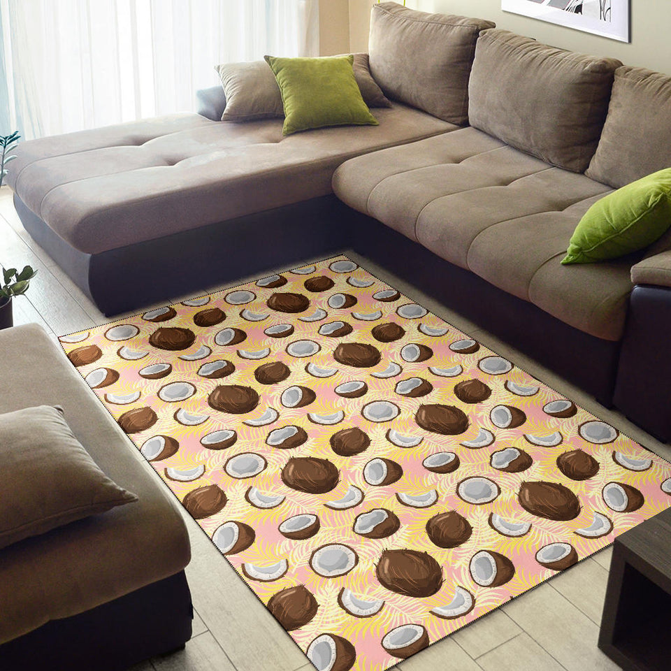 Coconut Pattern Print Design 05 Area Rug