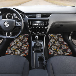 Eagle Pattern Print Design 05 Front Car Mats