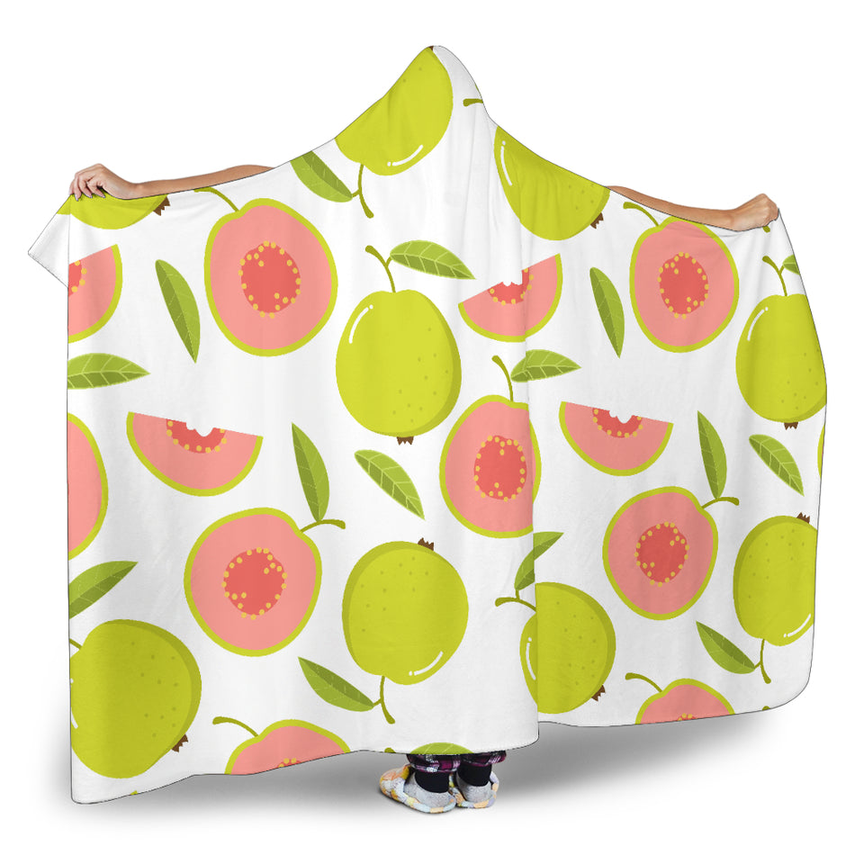 Guava Pattern Hooded Blanket