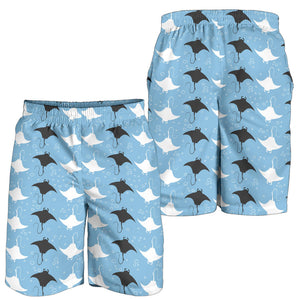 Stingray Pattern Print Design 03 Men Shorts