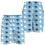Stingray Pattern Print Design 03 Men Shorts