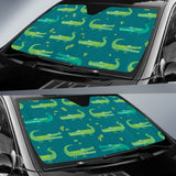 Crocodile Pattern Car Sun Shade
