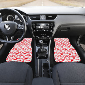 Lips Pattern Print Design 05 Front Car Mats