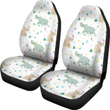 Cute Rhino Pattern  Universal Fit Car Seat Covers