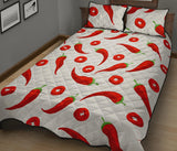 Chili pattern Quilt Bed Set