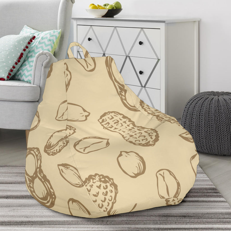 Hand Drawn Peanuts Pattern Bean Bag Cover
