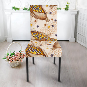 Corn Pattern Print Design 03 Dining Chair Slipcover