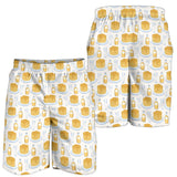 Pancake Pattern Print Design 05 Men Shorts