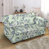 Hand Drawn Blueberry Pattern Loveseat Couch Slipcover