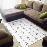 Penguin Pattern Area Rug