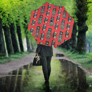 Camera Pattern Print Design 05 Umbrella