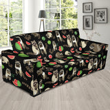 Raccoon Watermelon Pattern Sofa Slipcover