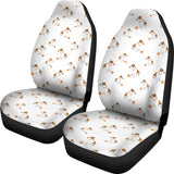 Jack Russel Pattern Print Design 05 Universal Fit Car Seat Covers