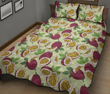 Passion fruit pattern Quilt Bed Set