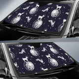 Chihuahua Space Helmet Astronaut Pattern Car Sun Shade