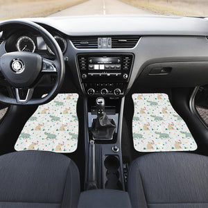 Cute Rhino Pattern Front Car Mats