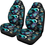 Dragon Sea Wave Pattern Universal Fit Car Seat Covers