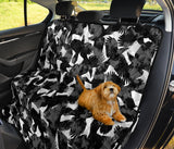 Crow Illustration Pattern Dog Car Seat Covers