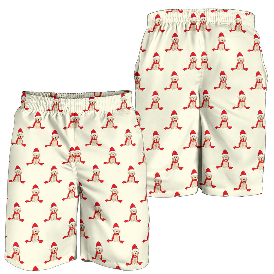 Golden Retriever Pattern Print Design 01 Men Shorts
