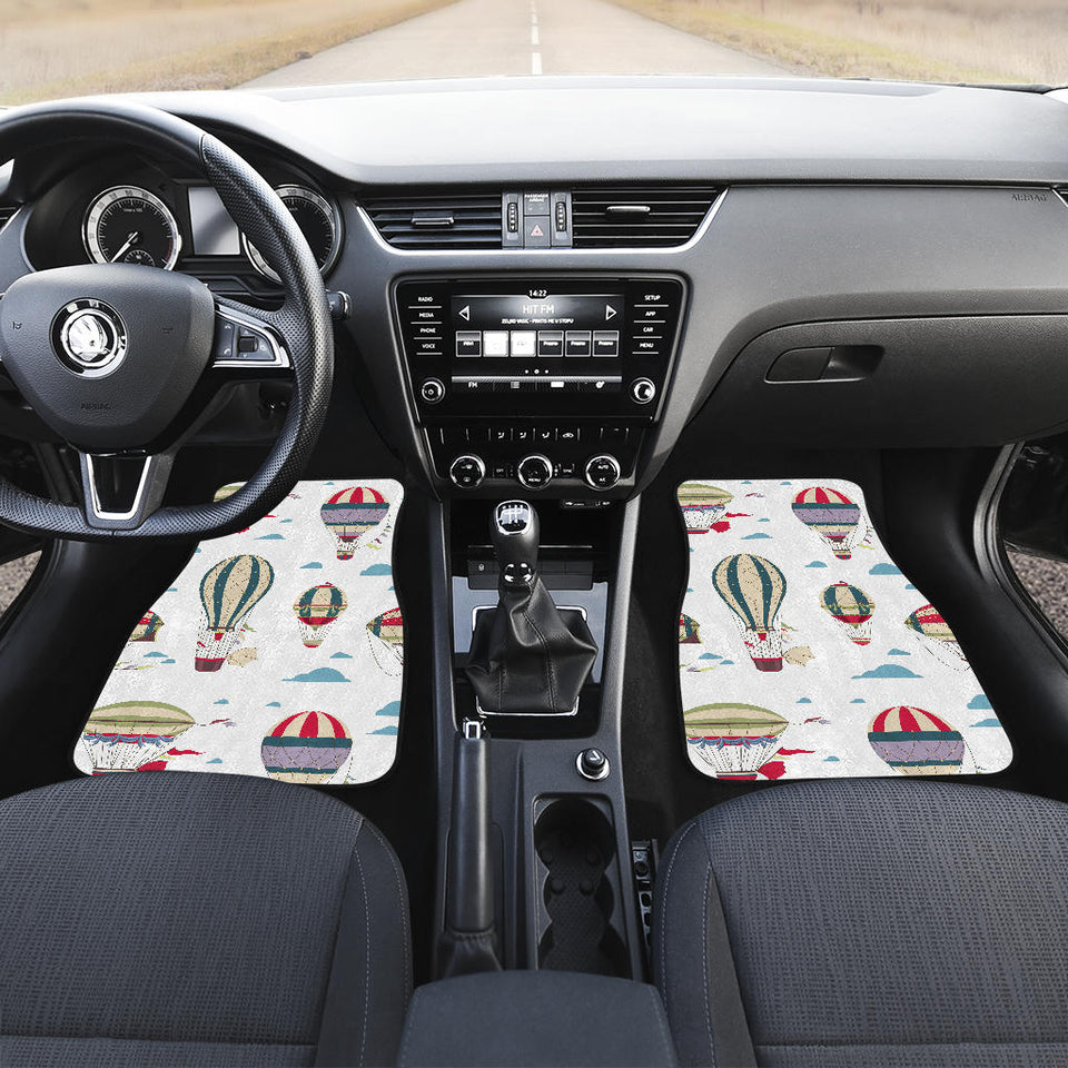 Hot Air Balloon Pattern Front And Back Car Mats
