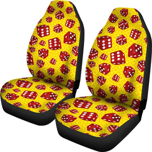 Dice Pattern Print Design 04 Universal Fit Car Seat Covers