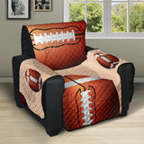 American football ball design pattern Recliner Cover Protector