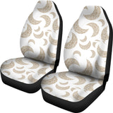 Cool Gold Moon Abstract Pattern Universal Fit Car Seat Covers