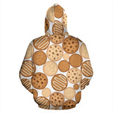 Various Cookie Pattern Zip Up Hoodie