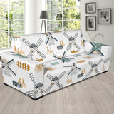 Windmill Pattern Sofa Slipcover