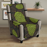 Hop pattern black background Chair Cover Protector