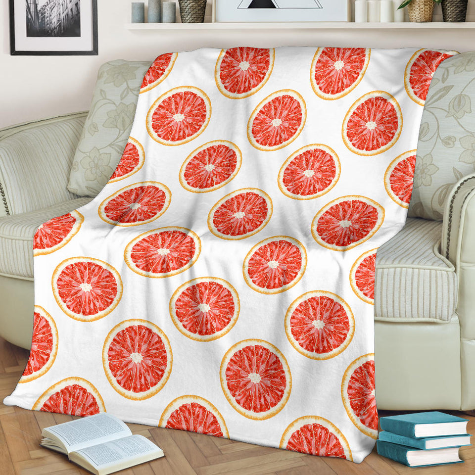 Grapefruit Pattern Premium Blanket