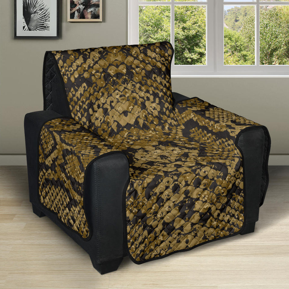 Snake skin pattern Recliner Cover Protector