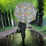 Math Pattern Print Design 04 Umbrella
